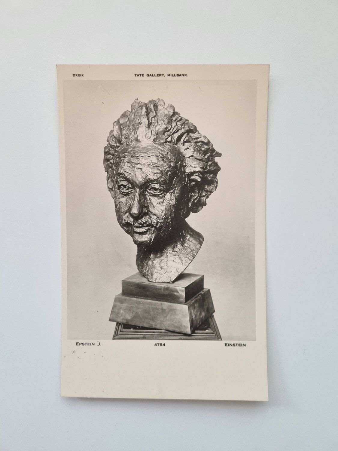 Vykort EINSTEIN, TATE GALLERY, MILLBANK