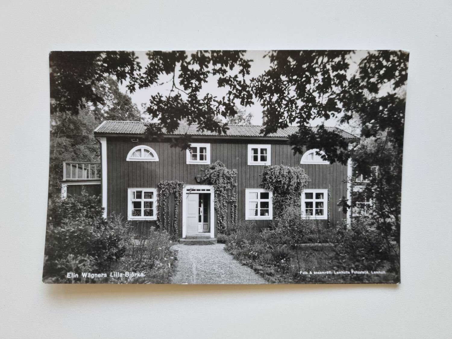 Vykort Elin Wägner's House in Berg