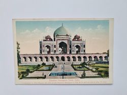 Vykort Emperor Humayun's Tomb. Delhi.