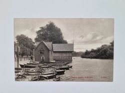 Vykort Boating Station, Hyde Park.