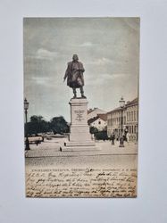 Vykort ENGELBREKTSSTATYN, ÖREBRO 1903