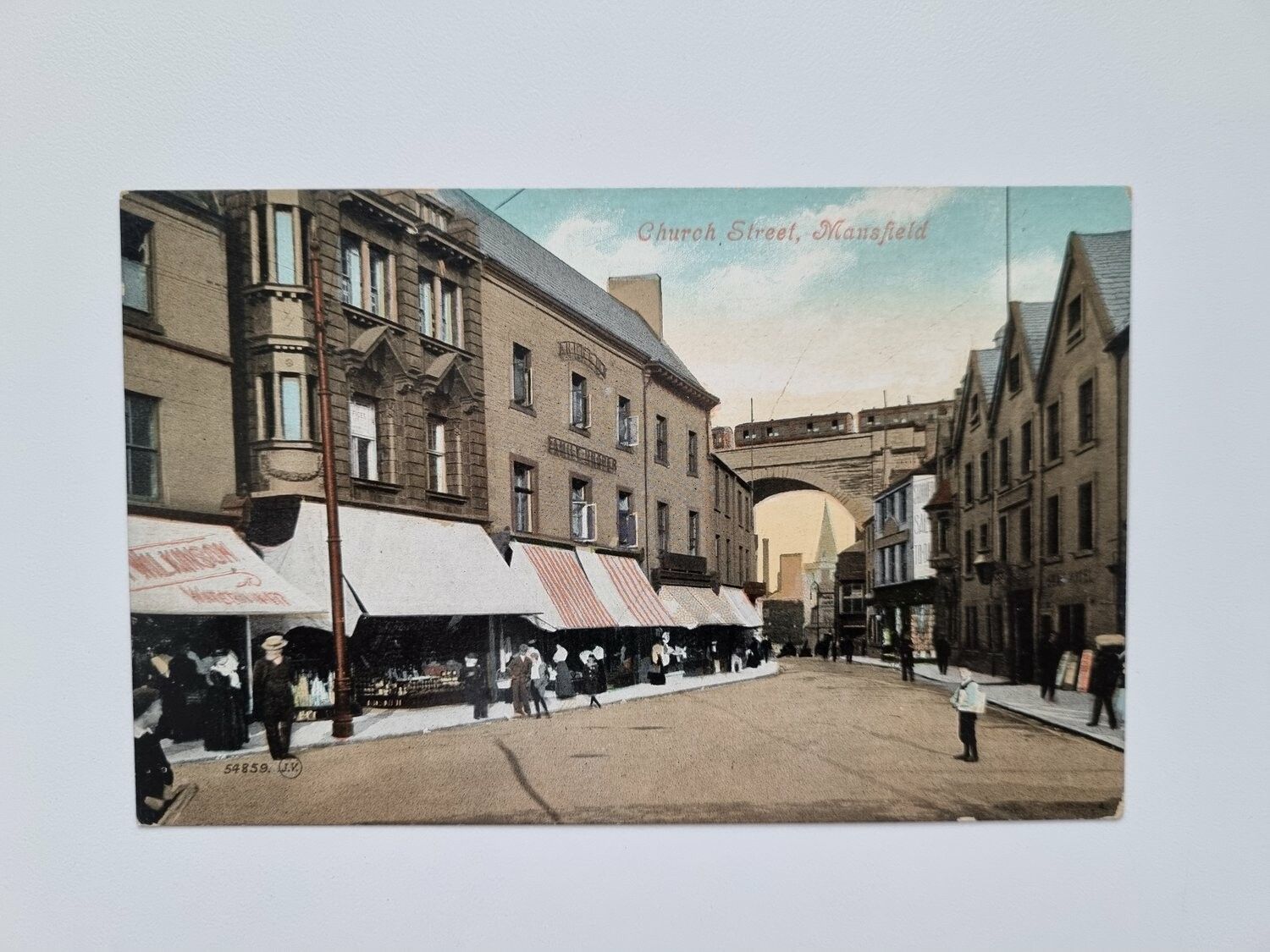 Vykort Church Street, Mansfield