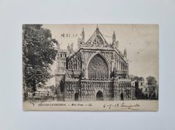 Vykort EXETER CATHEDRAL, 1913