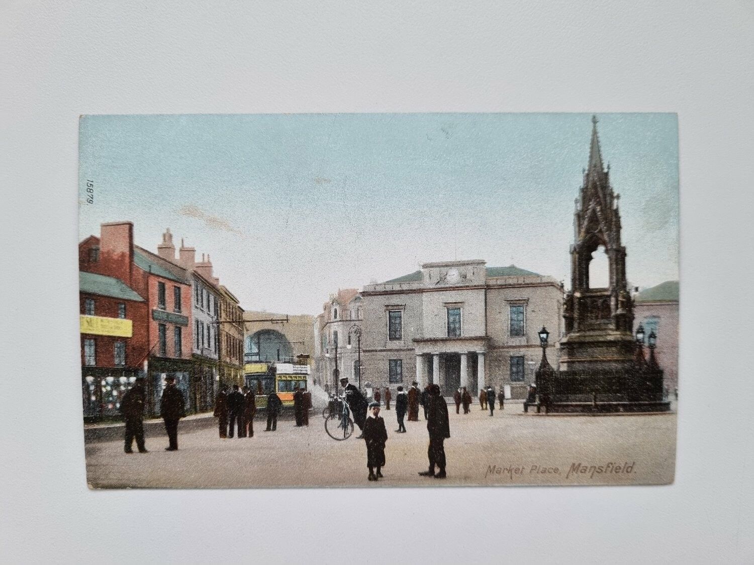 Vykort Market Place, Mansfield.