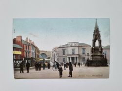 Vykort Market Place, Mansfield.