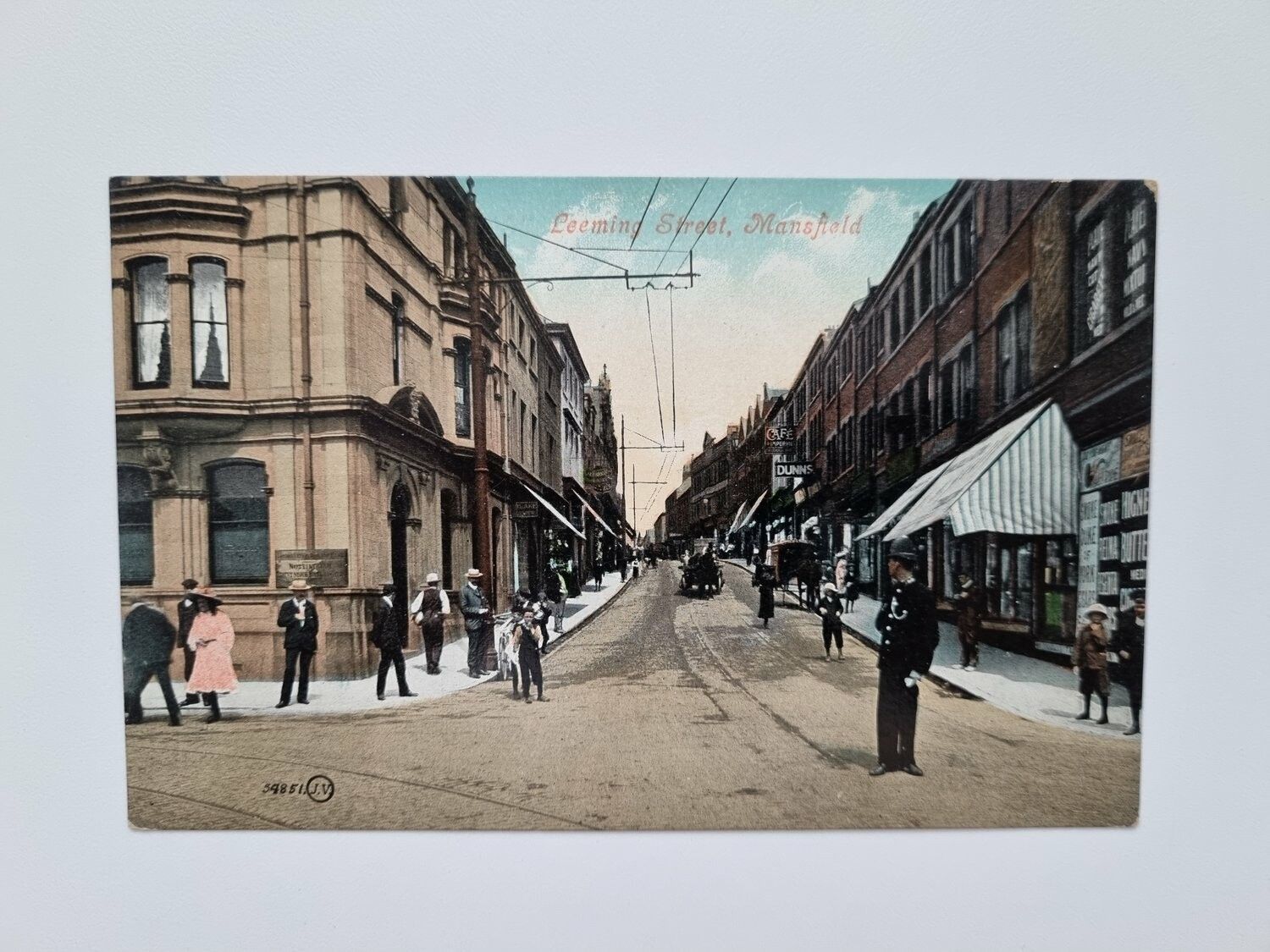 Vykort Leeming Street Mansfield