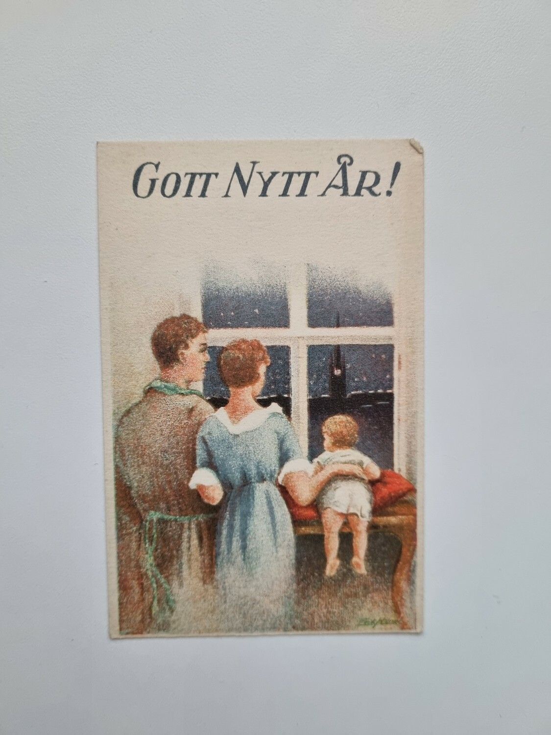 Vykort Erik Hänel, Gott Nytt år