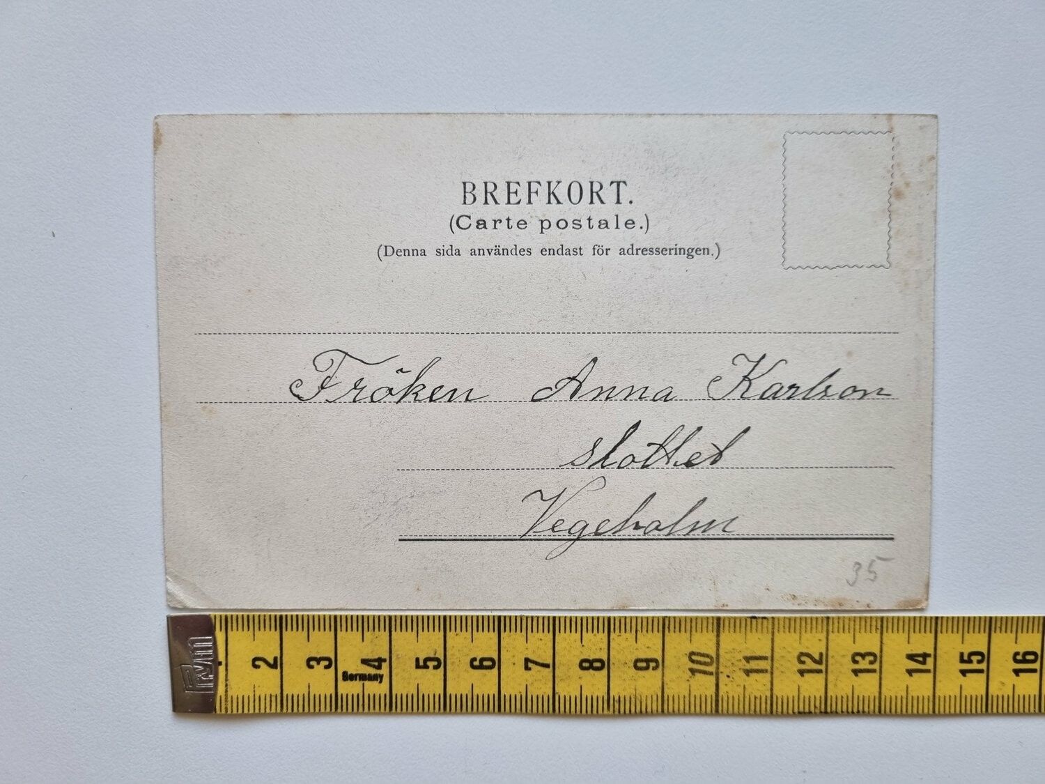 Vykort Eskilstuna Fotograf: Magasin, Eskilstuna "Brefbäraren"