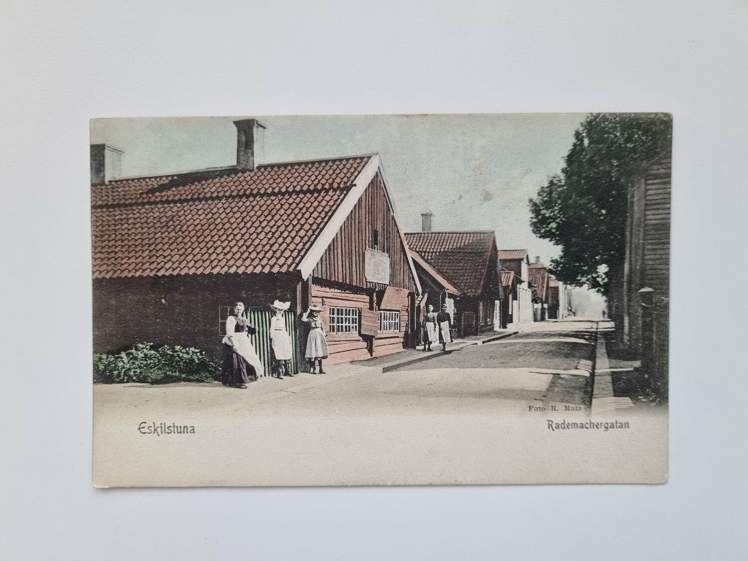 Vykort Eskilstuna Rademachergatan