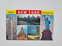 Vykort Fabulous NEW YORK The Wonder City