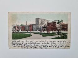 Vykort Exchange Place, Providence, Rhode Island 1903