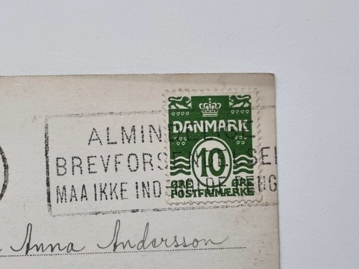 Vykort Fartyg, 1930