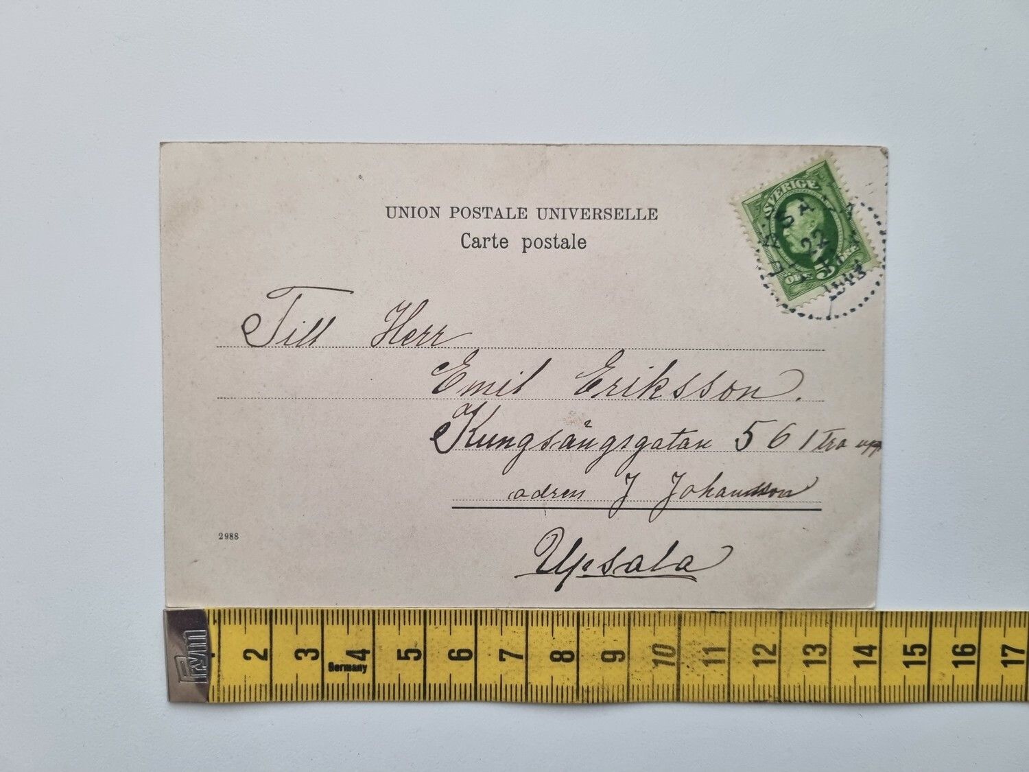 Vykort Pieksämäen kirkko 1904