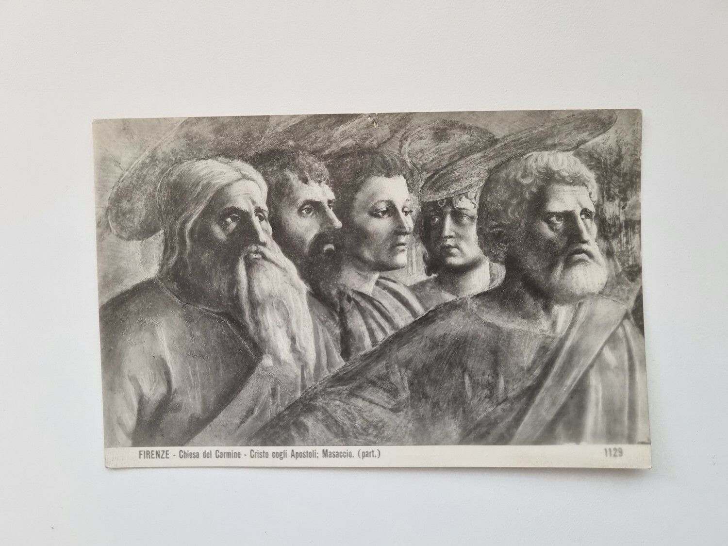 Vykort FIRENZE Chiesa del Carmine Cristo cagli Apostoli: Masaccio