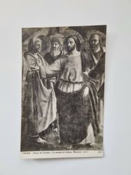 Vykort FIRENZE Chiesa del Carmine La moneta del tribuno, Masaccio