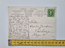 Vykort Fiskare med sin fru 1906
