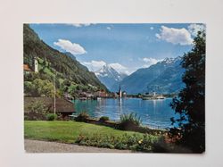 Vykort Flüelen mit Bristenstock