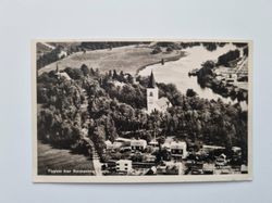 Vykort Flygfoto över Surahammars kyrka