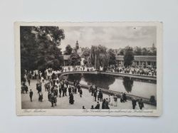 Vykort Folksamling, Bad Nauheim
