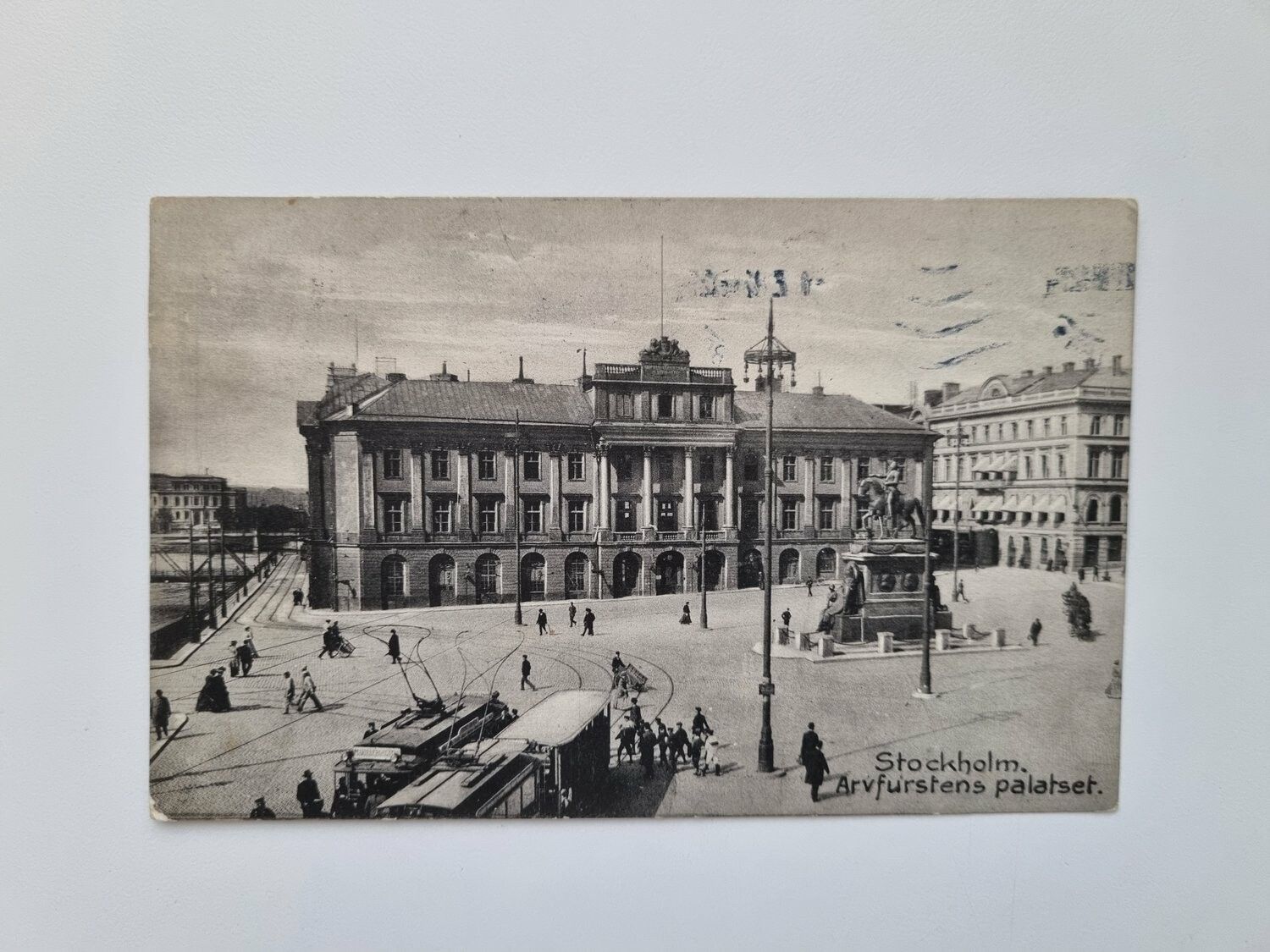 Vykort Stockholm, Arvfurstens Palats, 1922