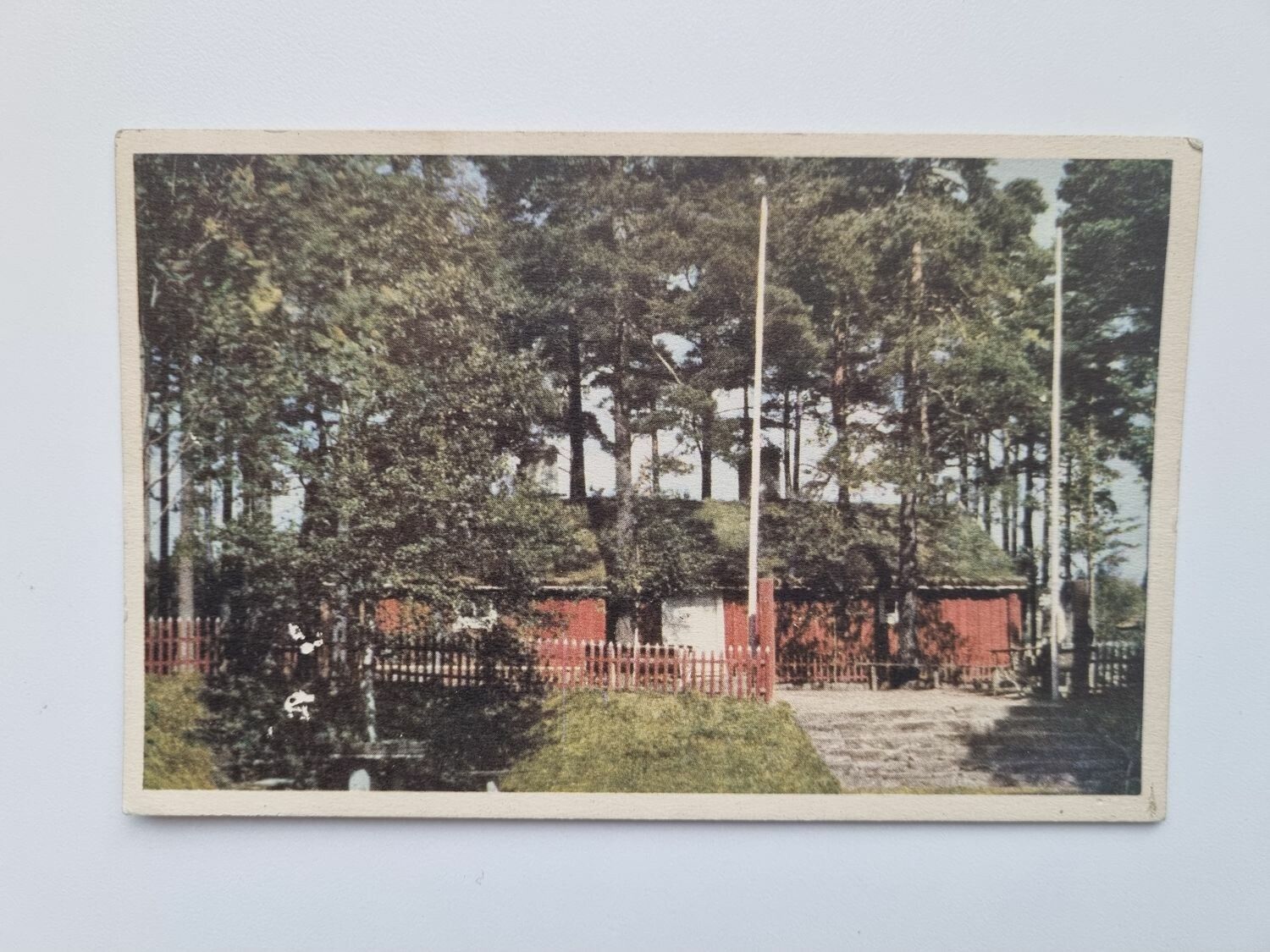 Vykort Fornstugan. Markaryd