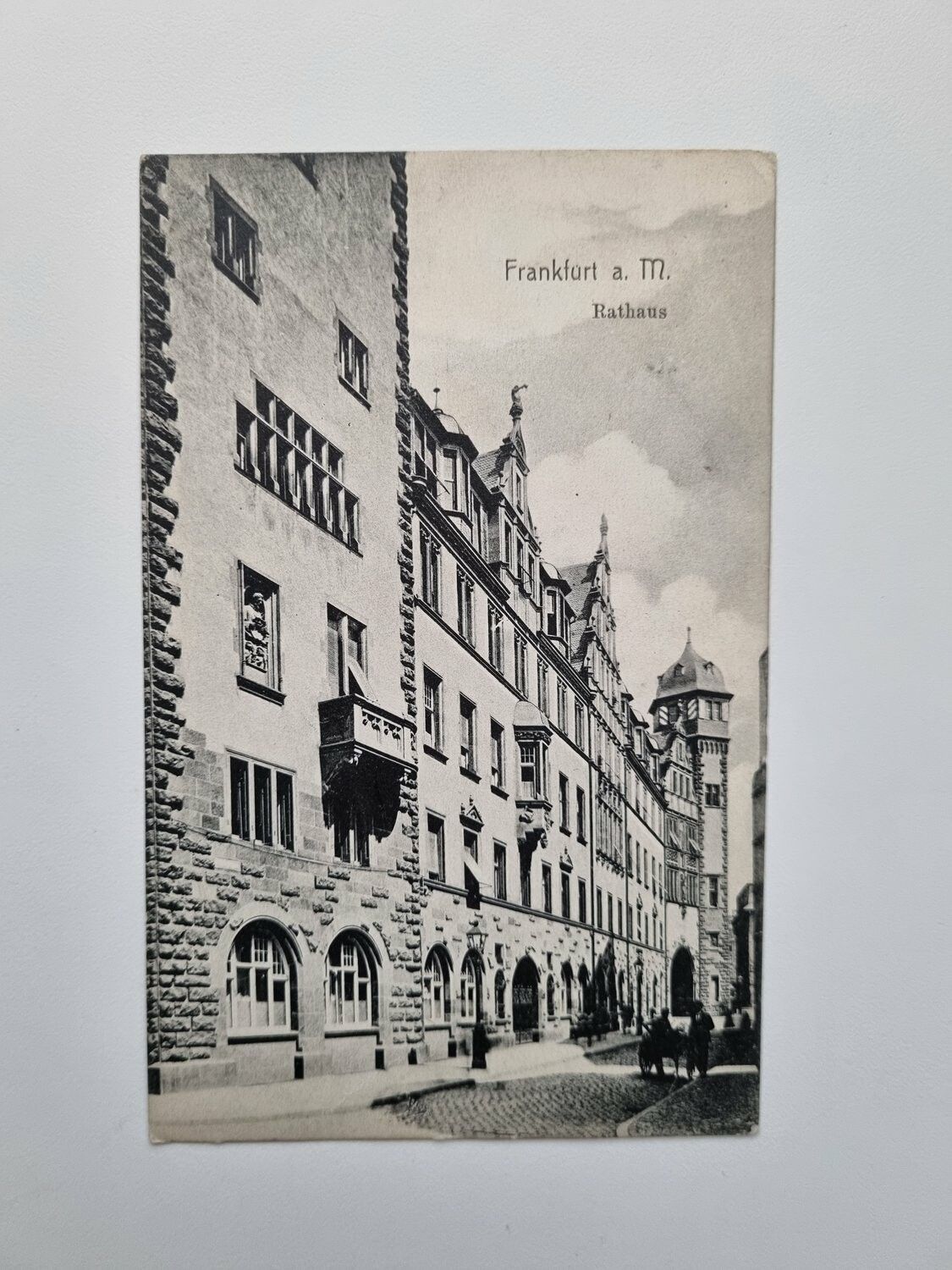 Vykort Frankfurt a. M. Rathaus 1906