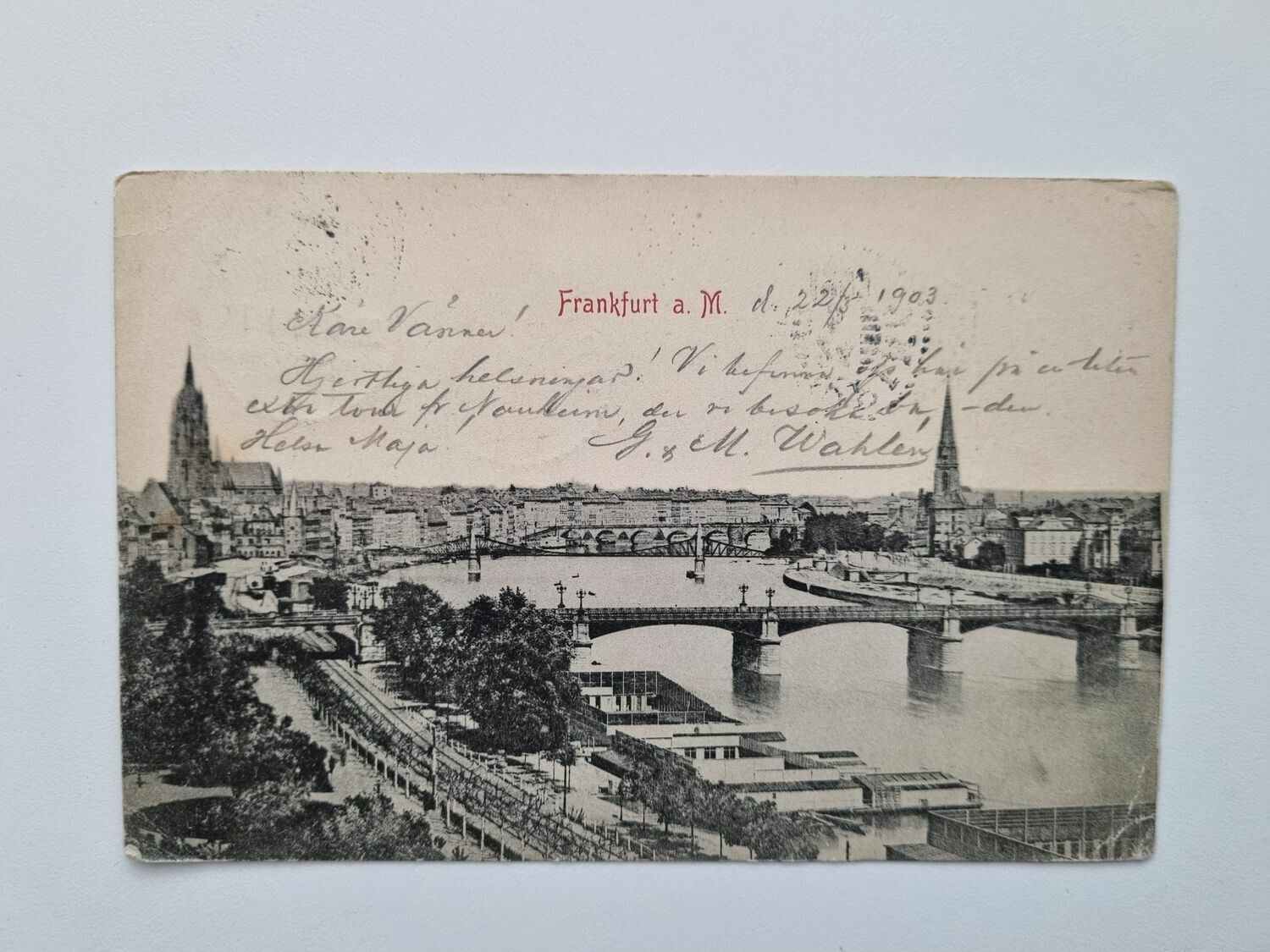 Vykort Frankfurt a. M. 1903