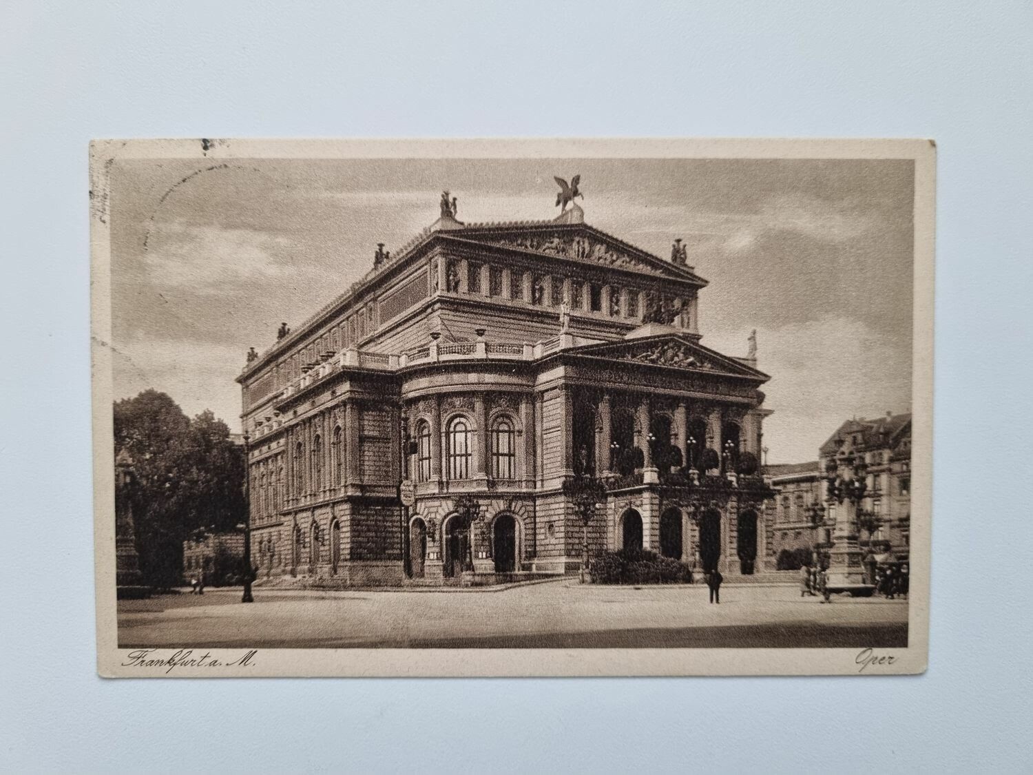 Vykort Frankfurt Alte Oper, 1933