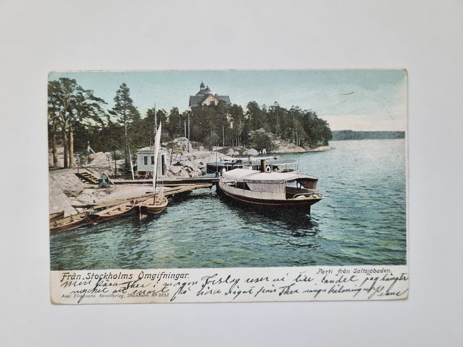 Vykort Från Stockholm Omgifningar, Saltsjöbaden 1903
