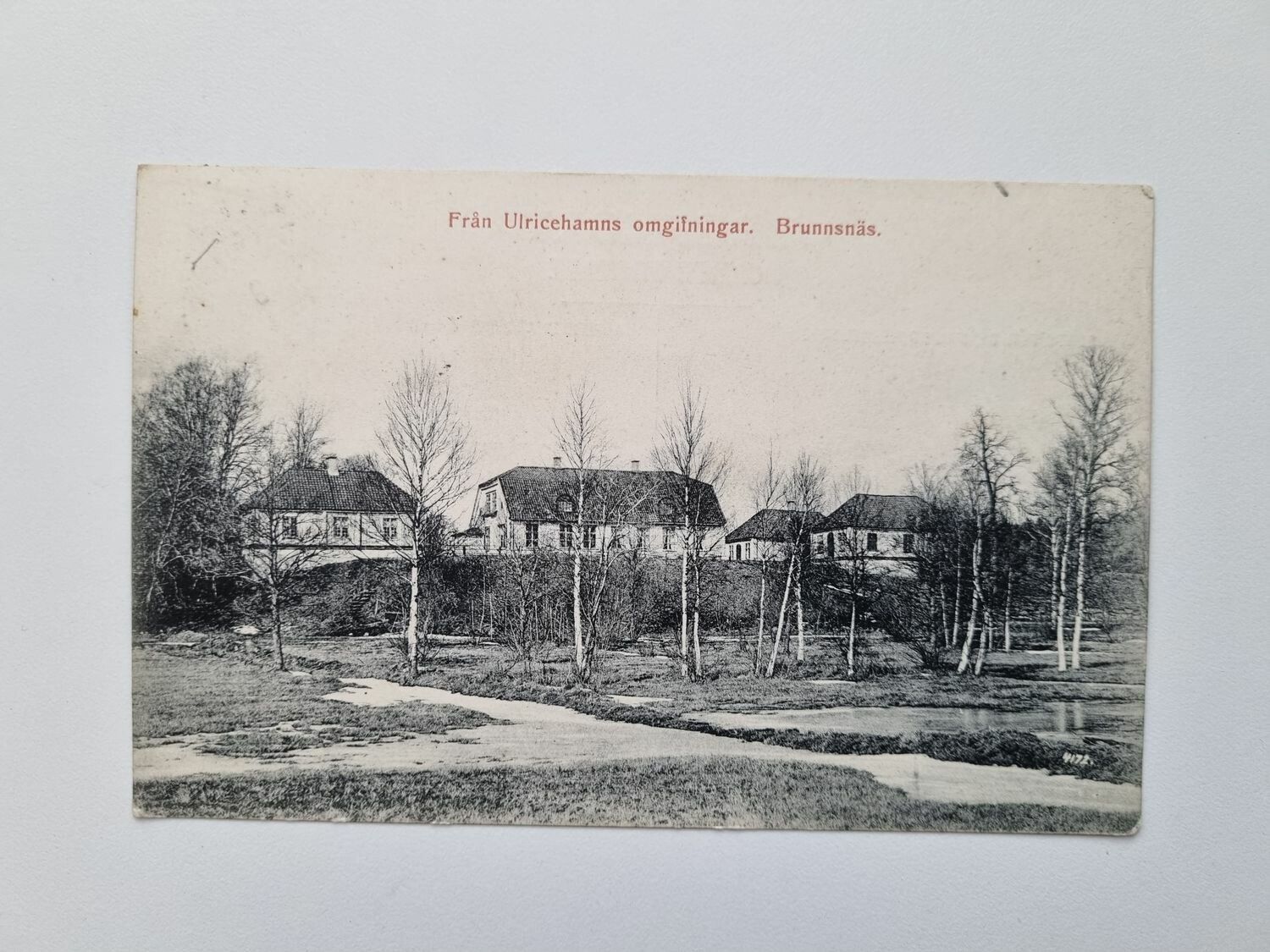 Vykort Från Ulricehamns omgifningar. Brunnsnäs. 1908