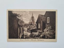 Vykort Gamla Stockholm. Motiv från Stigbergsgatan