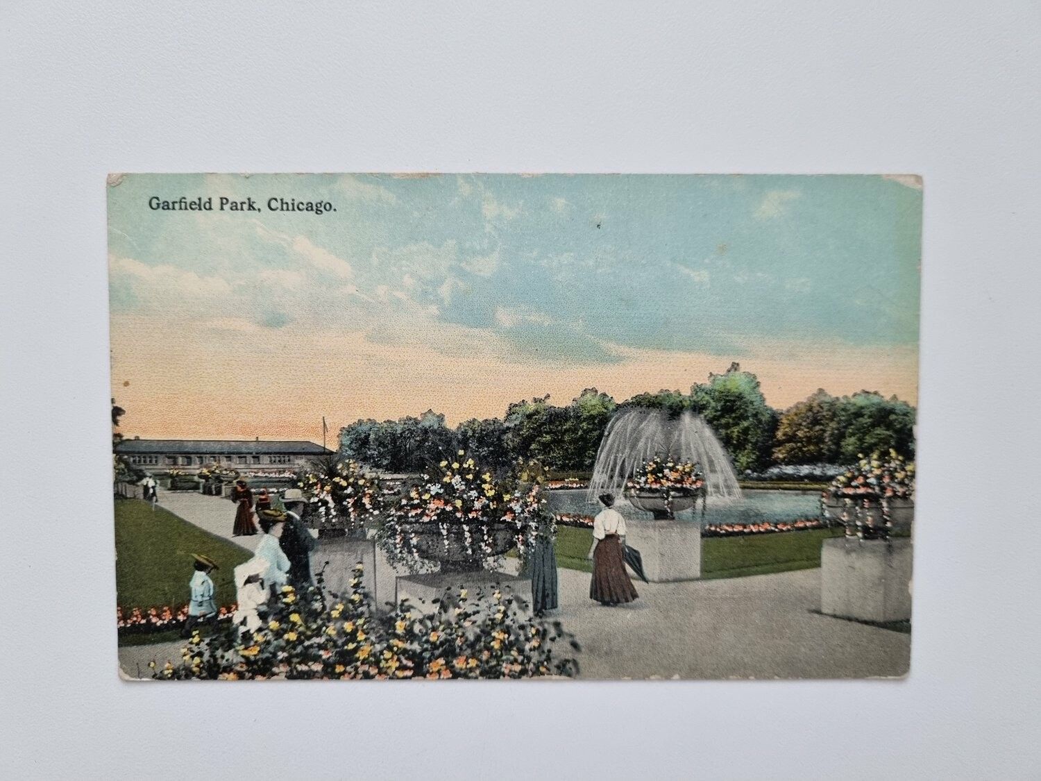 Vykort Garfield Park, Chicago.