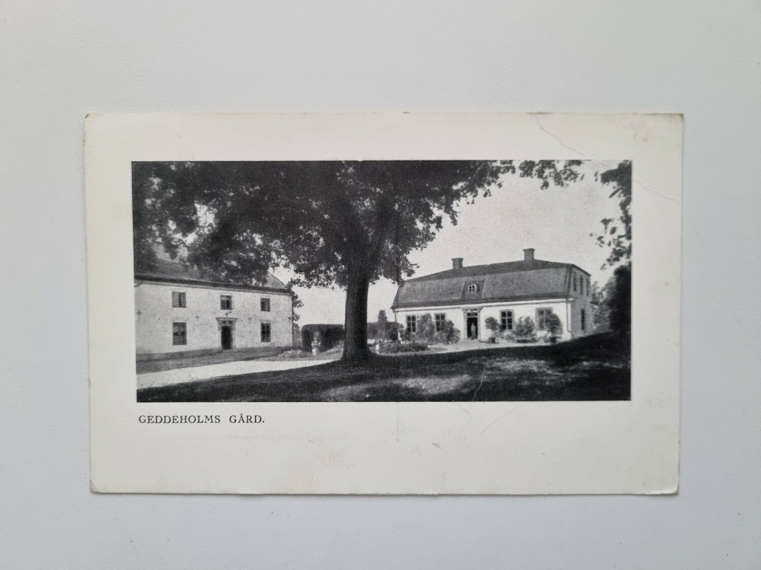 Vykort GEDDEHOLMS GÅRD.