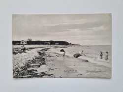 Vykort GILLELEJE. Strandparti