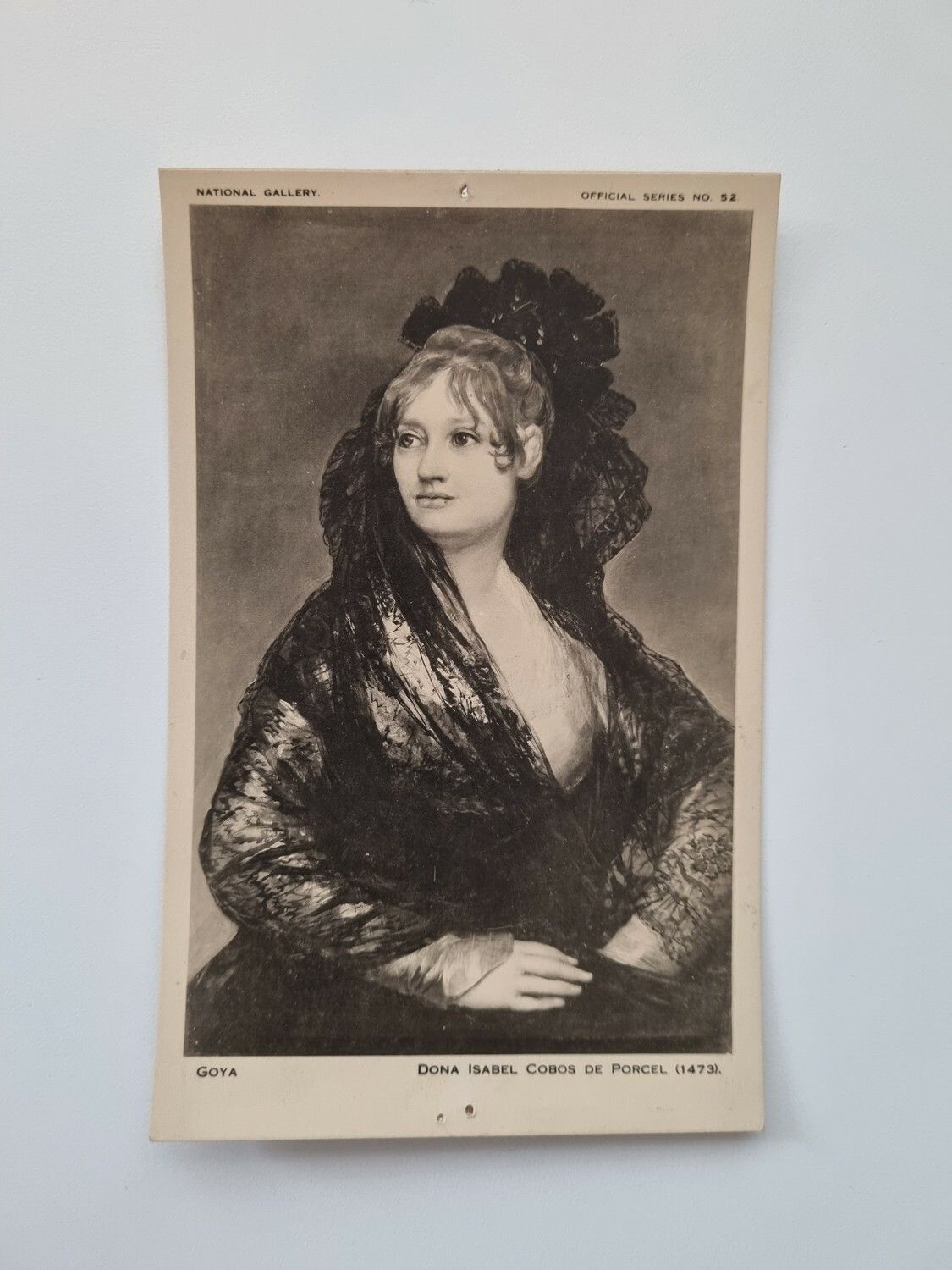 Vykort GOYA DONA ISABEL COBOS DE PORCEL (1473).