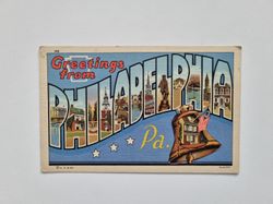 Vykort Greetings from Philadelphia