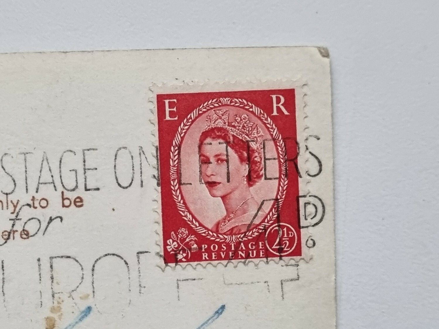 Vykort GREETINGS from LONDON 1954