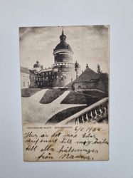 Vykort GRIPSHOLMS SLOTT. BORGGÅRDEN 1904