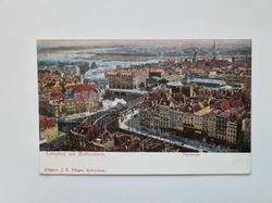 Vykort Groeten uit Rotterdam. Panorama