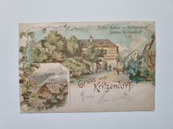 Vykort Gruss aus Kritzendorf, 1900