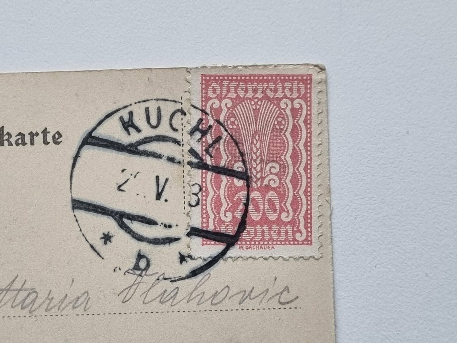 Vykort Gruss aus Kuchl b. Salzburg