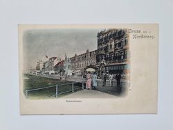 Vykort Gruss aus Norderney. Kaiserstrasse