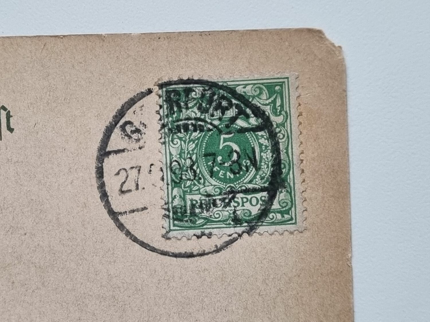 Vykort GRUSS Aus QUERFURT, 1898
