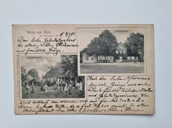 Vykort Gruss aus Roez bei Malchow i. m 1905