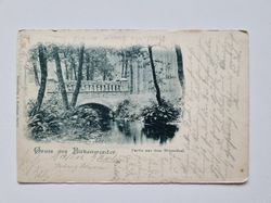 Vykort Gruss gus Birkenwerder 1901