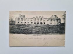 Vykort Gräfsnäs Slottsruin, 1901