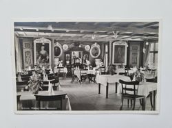 Vykort Gränna. Ribbagården. Matsalen 1935