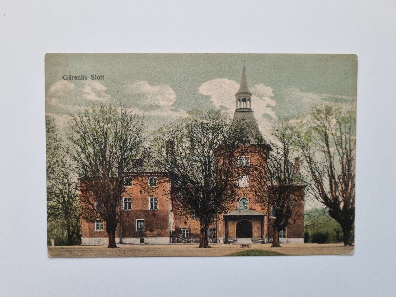 Vykort Gärsnäs Slott, 1922
