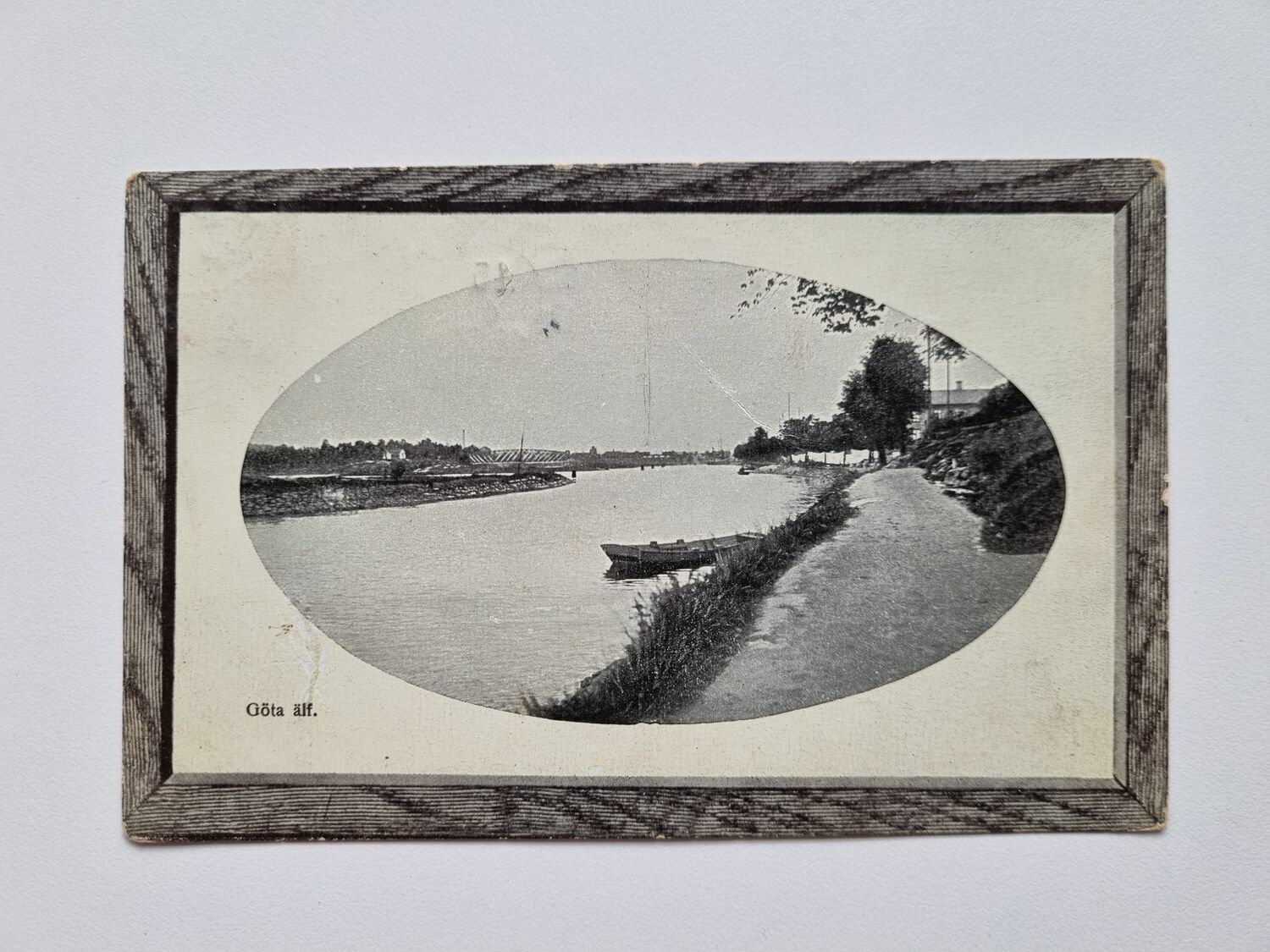 Vykort Göta älf, 1913