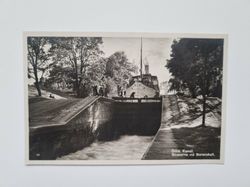 Vykort Göta Kanal, Slussarna vid Borenshult